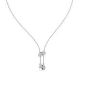 Raindrop Drape Necklace-With chain